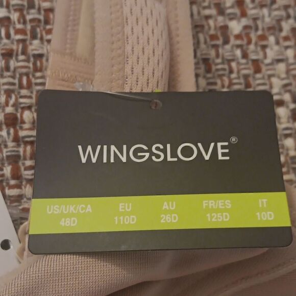 New 48D WingsLove High Support Non Padded Lifting And Shaping Sports Bra - Picture 7 of 10